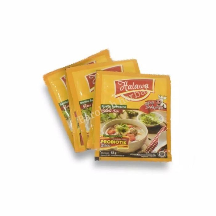 

(Allthebest) isi 12 sachet Halawa rasa ayam atau sapi kaldu alami probiotik