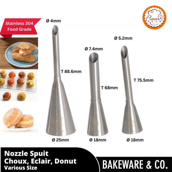 RASA Nozzle Donut Spuit Filling Pastry Choux Sus - Part 2