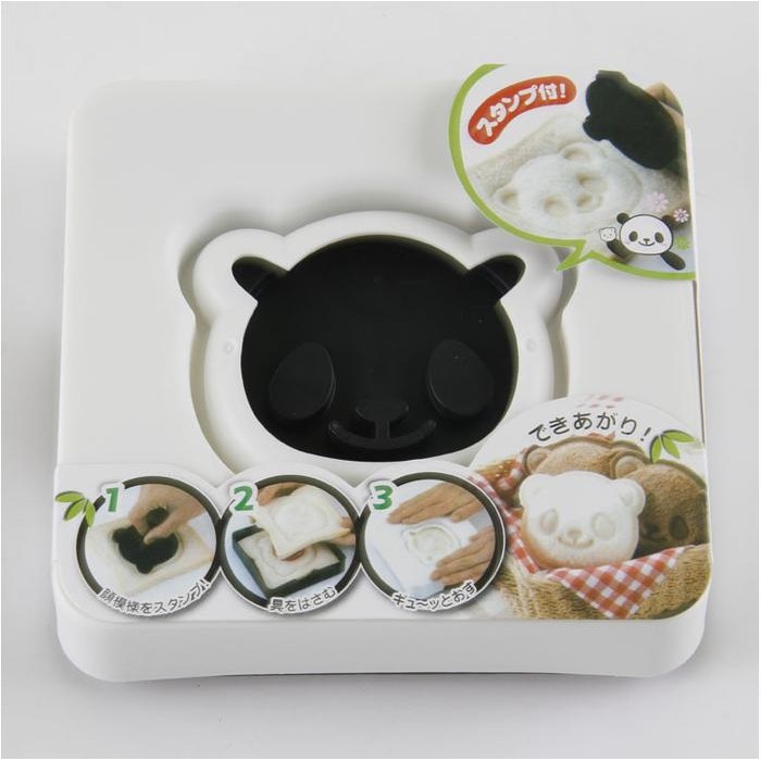 Panda Bread Set / Cetakan Roti Panda / Cetakan Roti Lucu / Bekal Anak