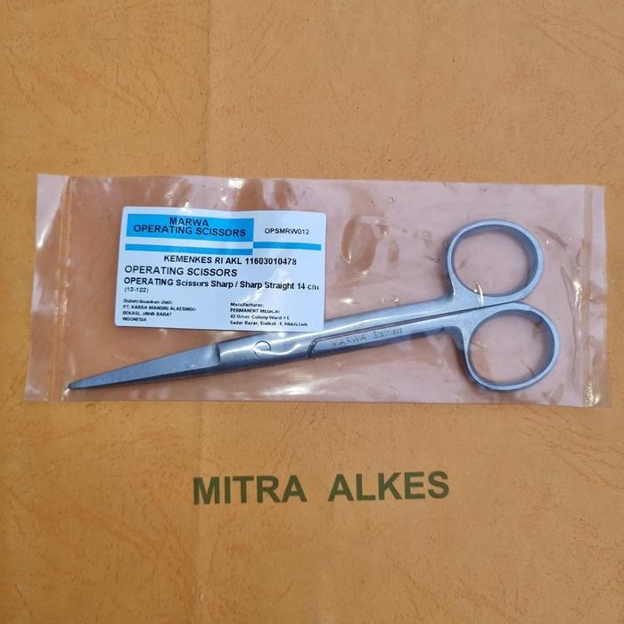 

ID GUNTING OPERASI TAJAM TAJAM LURUS 14CM. GUNTING TATA STR 14CM TA-TA.