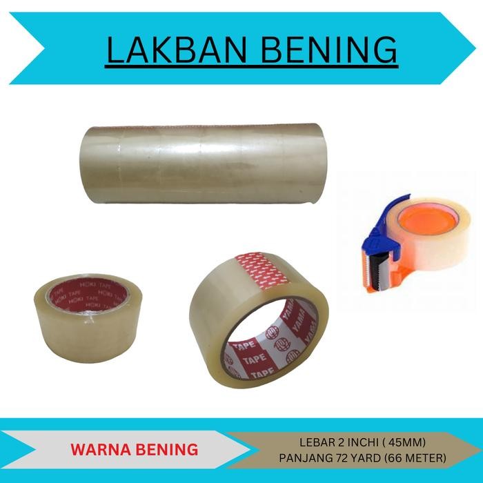 

ID LAKBAN BENING 2 INC ISI 6 ROL - LAKBAN PLASTIK - DOUBLE TAPE