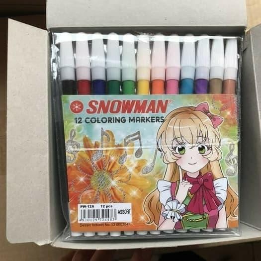 

ID SPIDOL SNOWMAN KECIL 12 WARNA