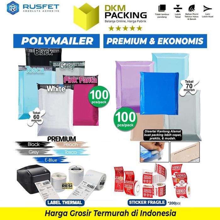

ID POLYMAILER POLOS PACK AMPLOP PLASTIK PACKING ONLINE PREMIUM EKONOMIS