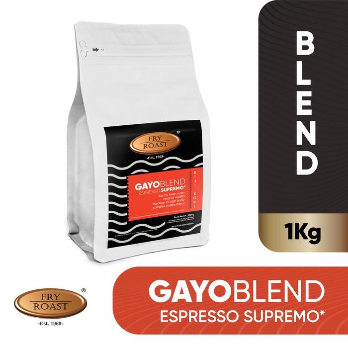 

KOPI GAYO BLEND ESPRESSO SUPREMO 1 KG BIJI DAN BUBUK