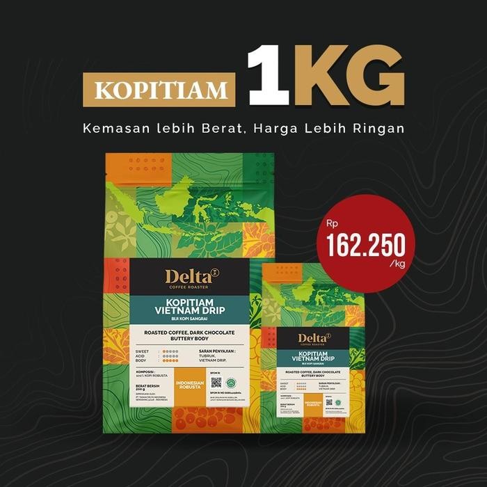 

DELTA COFFEE - KOPITIAM VIETNAM DRIP ROBUSTA DARK ROAST 200G
