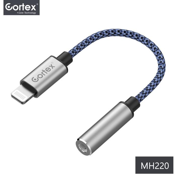 JTTOP" CORTEX MH220 SPLITTER IPHONE CONVERTER LIGHTNING TO JACK HEADSET ORI