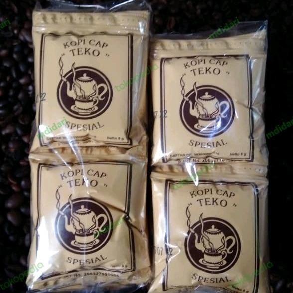 

KOPI HITAM TANPA GULA KOPI MINI SPESIAL CAP TEKO 8GRX30PCS KOPI BOGOR