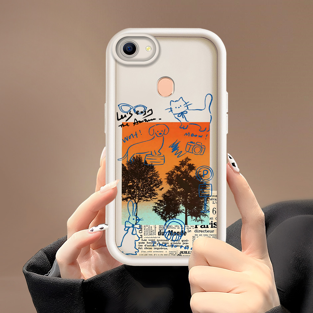 Casing Hp Untuk OPPO F5 Plus Youth Softcase Kondom Hp Mode Case Kesing Casing D087-1 S2-1947