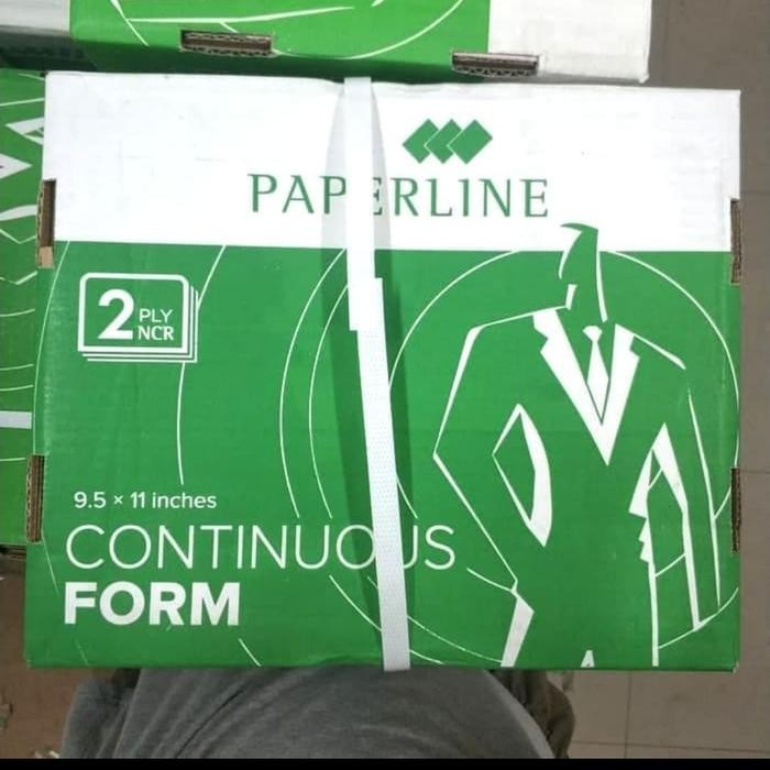 

Kertas Continuous Form 2 Ply Prs 9.5" X 11" 1000 Set 2000 Sheets