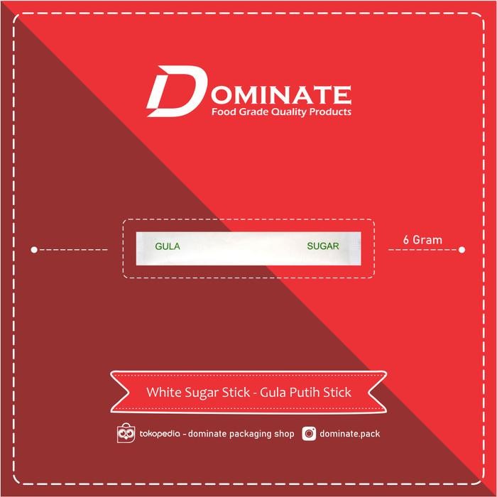 

(Allthebest) White sugar stick sachet gula putih stick 250pcs