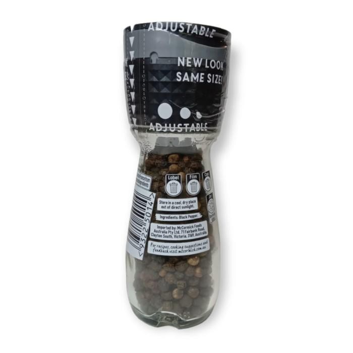 

(Allthebest) McCormick Black Pepper Corn Grinder 35gr / Lada Hitam Utuh