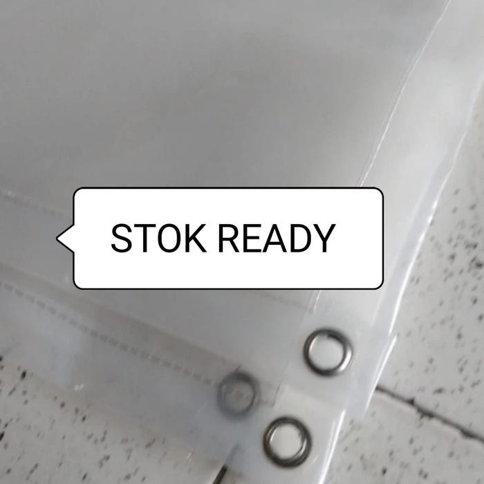 

PLASTIK BENING TRANPARAN UKURAN LEBAR 3 PANJANG 6 METER