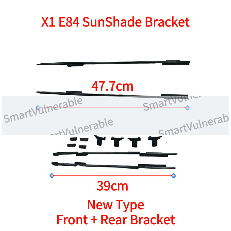 IMPORT 54102993888 CAR PANORAMIC ROOF MANUAL SUNROOF CURTAIN CABLE RAIL SLIDING BRACKET KITS FOR BMW