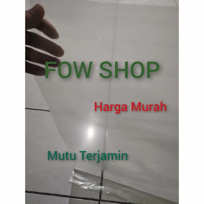 

Plastik Cor Bening PE Lebar 60 cm Bentuk Sarung 1 Roll