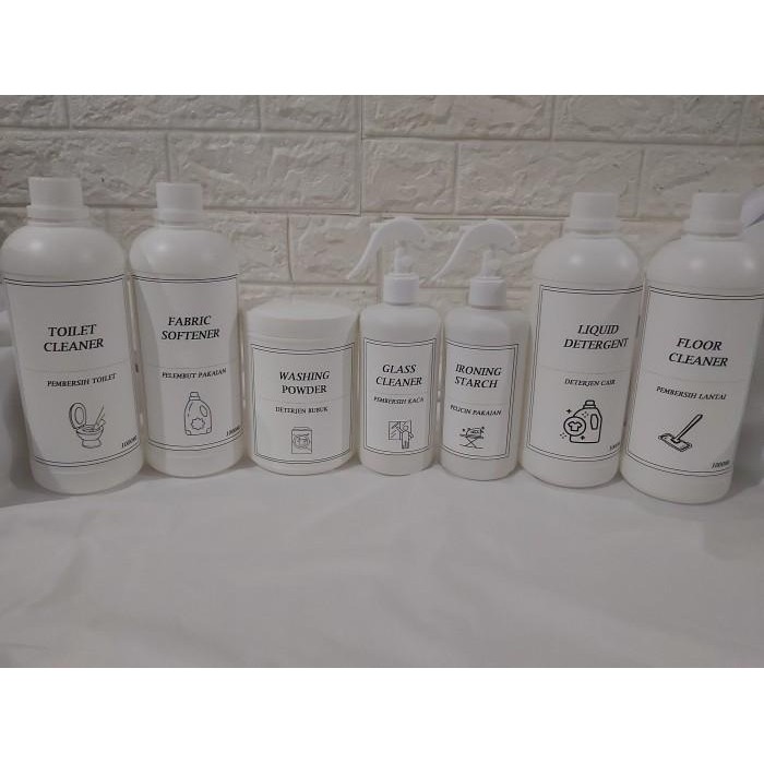 (Allthebest) STICKER LABEL BUMBU DAPUR AESTHETIC / PANTRY/ LAUNDRY (STICKER AJA)