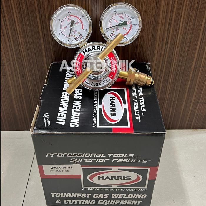 HARRIS REGULATOR 25GX-15 HIDROGEN HELIUM HYDROGEN 15BAR