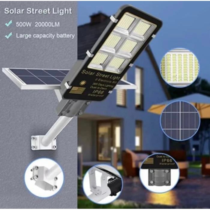 Lampu PJU Panel Solar Waterproof 2000watt