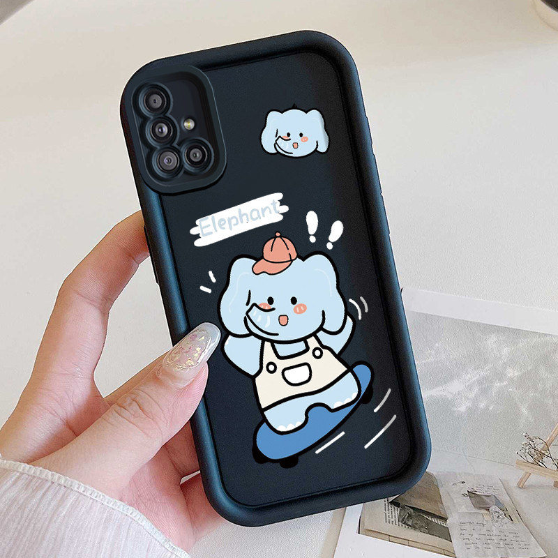 Casing Hp untuk Samsung Galaxy A51 M40s Case Casing HP Softcase ponsel silikon tahan Kasing Gajah be