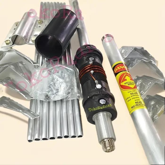 Antena Telex Hygain V2R VHF kumis 8 LOADING BONGGOL BESAR BONGKOL
