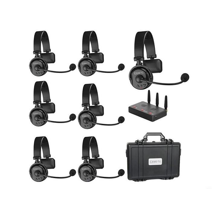 Came TV Waero 7 Person Intercom Duplex Wireless mirip Clearcom Eartec