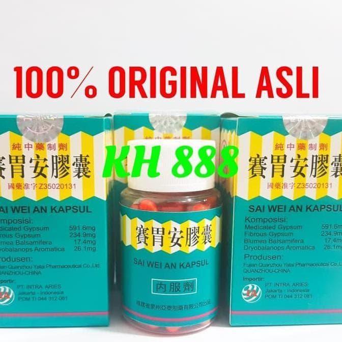 Obat China Cina Sai Wei An Kapsul - Obat Luka Pada lambung,Infeksi