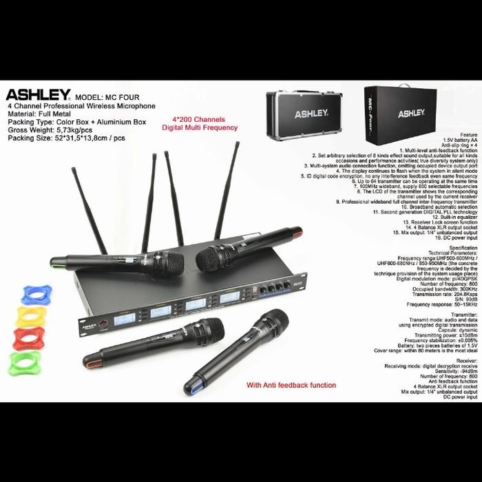 Mic Wireless Original Ashley Mcfour Mc Four Mc Four 4 Microphone