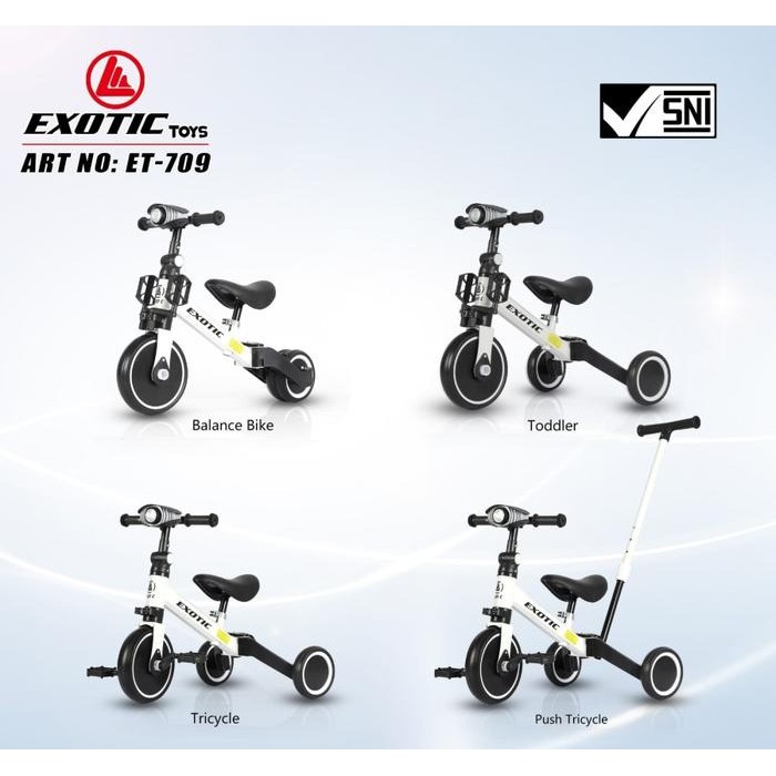 Sepeda Roda Tiga Pasific Balance Bike Aviator Et-709 Et 709 / At7905 At 7905 At-7905 / Et-2103 Et