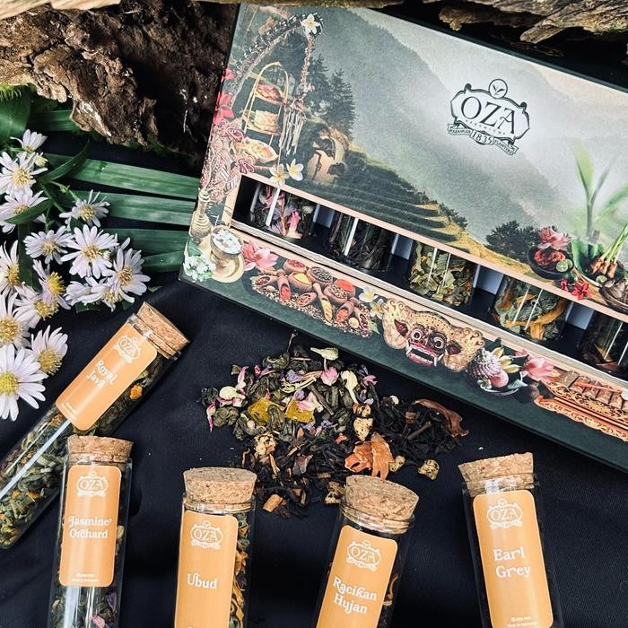 

OZA Tea - Hampers - Tea Selected Box (5 Tubes) Artisan Tea Specialty Grade Teh Premium