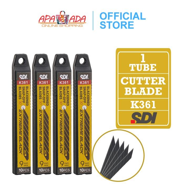 

ID APAZADA - REFILL CUTTER KECIL [1 TUBE - 10 MATA PISAU] / EXTREME BLACK ISI CUTTER 30 DERAJAT / 30