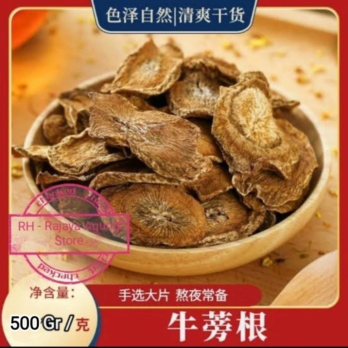 

500g radix bardanae niu bang gen burdock Root Teh akar gobo Grade A