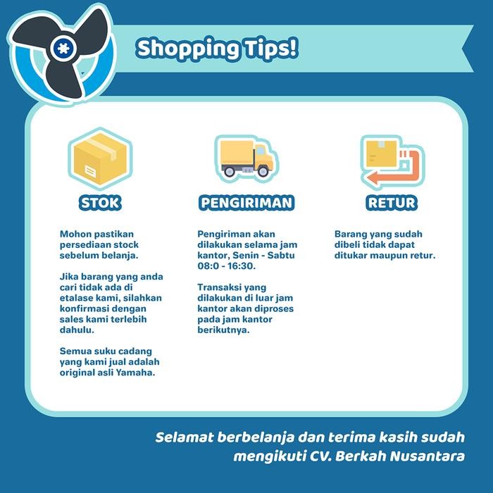 BAUT SUKU CADANG MESIN TEMPEL YAMAHA 2-TAK E40 40 HP