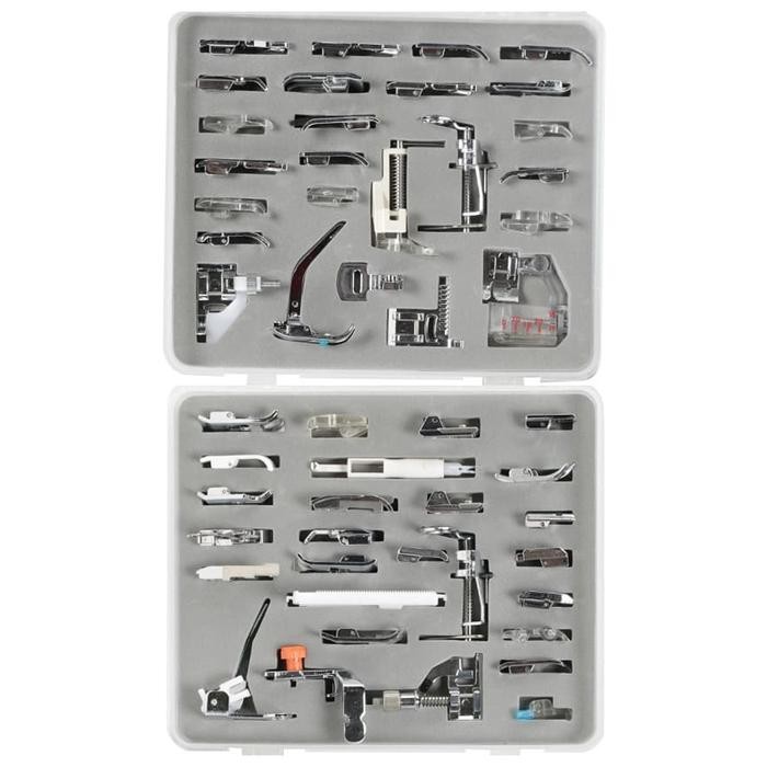 SET 52PCS SEPATU MESIN JAHIT PORTABLE DENGAN KOTAK PENYIMPANAN