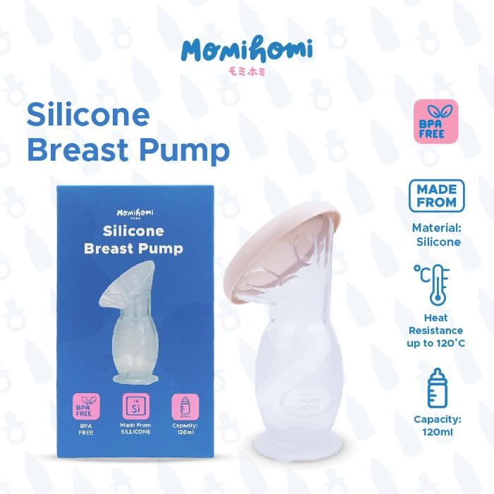 MOMI HOMI POMPA ASI VAS PENAMPUNG SILIKON MANUAL BREAST PUMP COLLECTOR