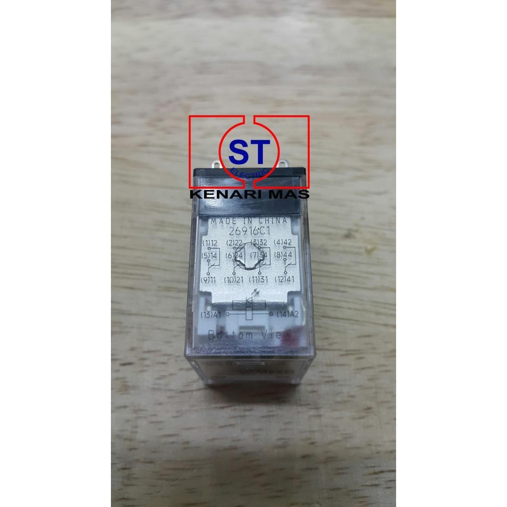 RELAY MY4N GS OMRON 14 KAKI MY4N-GS ASLI 24V DC