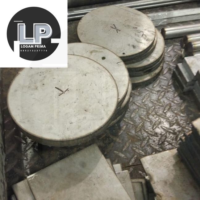 plat bulat stainless 304 tebal 6mm diameter 280mm