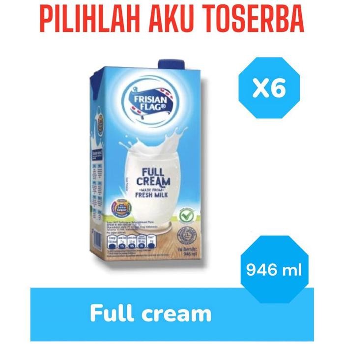 

Baru Susu Frisian Flag FULL CREAM 1 LITER - ( ISI 6 PCS ) Terlaris