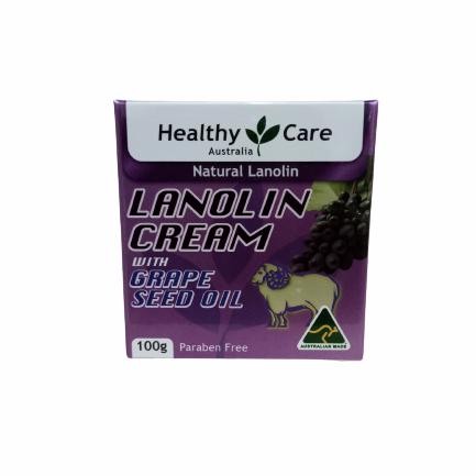 

Healthy Care Lanolin Cream With Grape Seed Oil 100 Gram