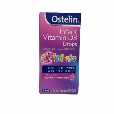 

Ostelin Infant Vitamin D3 Drops 2,4Ml