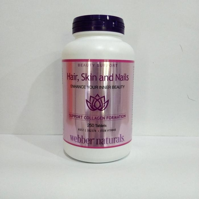 

Webber Naturals Hair, Skin And Nails 250 Tablets