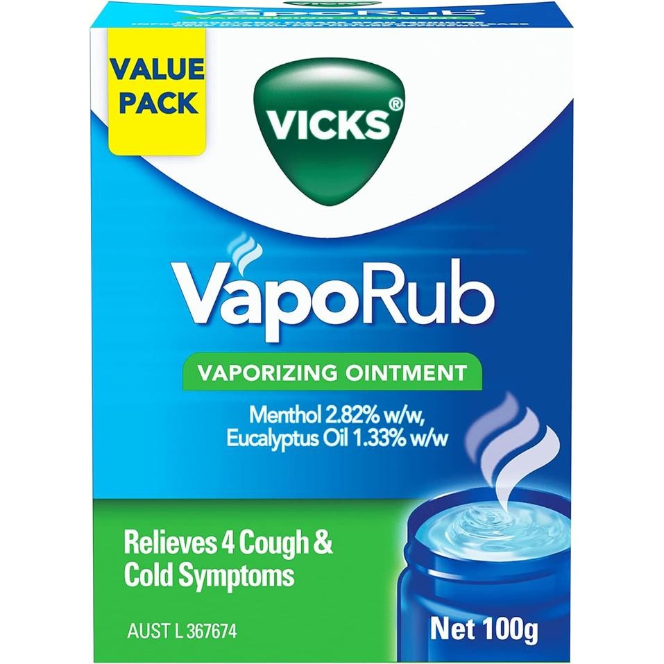 

Vicks Vaporub Vaporizing Ointment 100 Gram