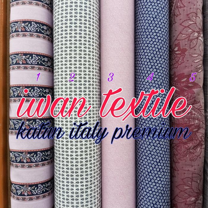 

Promo Kain Bahan Kemeja Pria Wanita Katun Italy Import Quality
