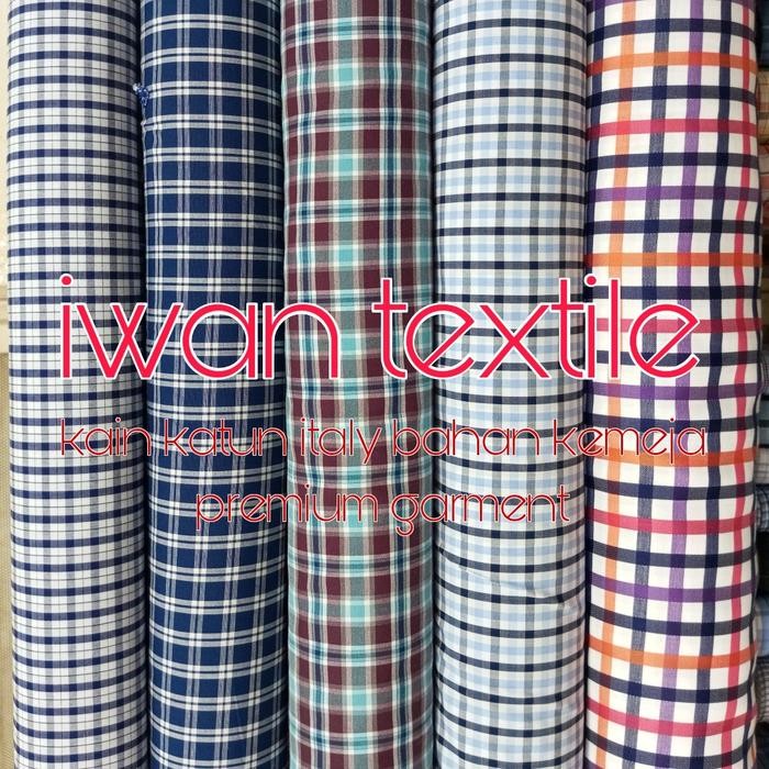 

Kain Kotak Kotak Bahan Kemeja Dan Koko Premium Yandet