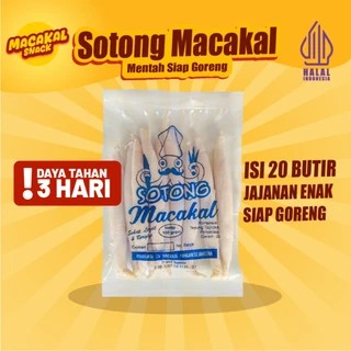 

Macakal - Sotong Mentah Isi 20 – Goreng Dadakan, Kenyal & Gurih, Cocok untuk Camilan Keluarga