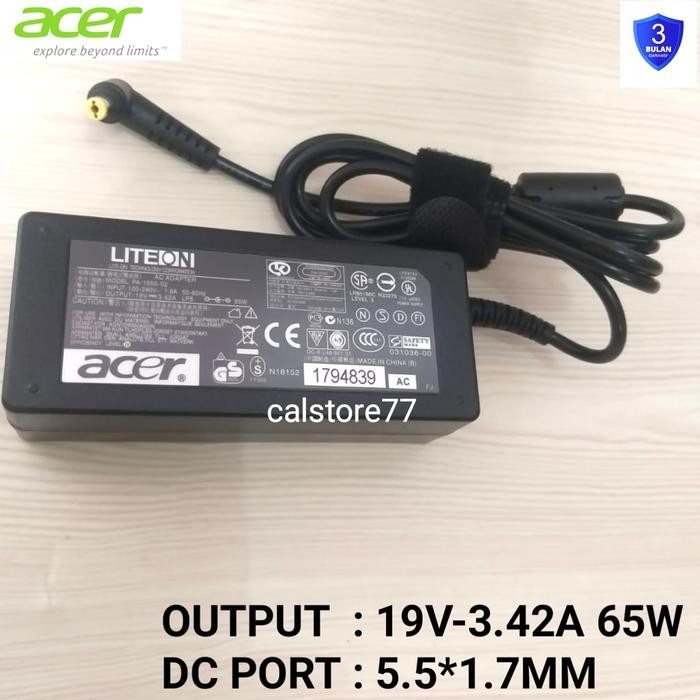 TERBARU ADAPTOR CHARGER LAPTOP ACER ASPIRE E1 E1-422 E1-432 E1-472G ORI TERMURAH