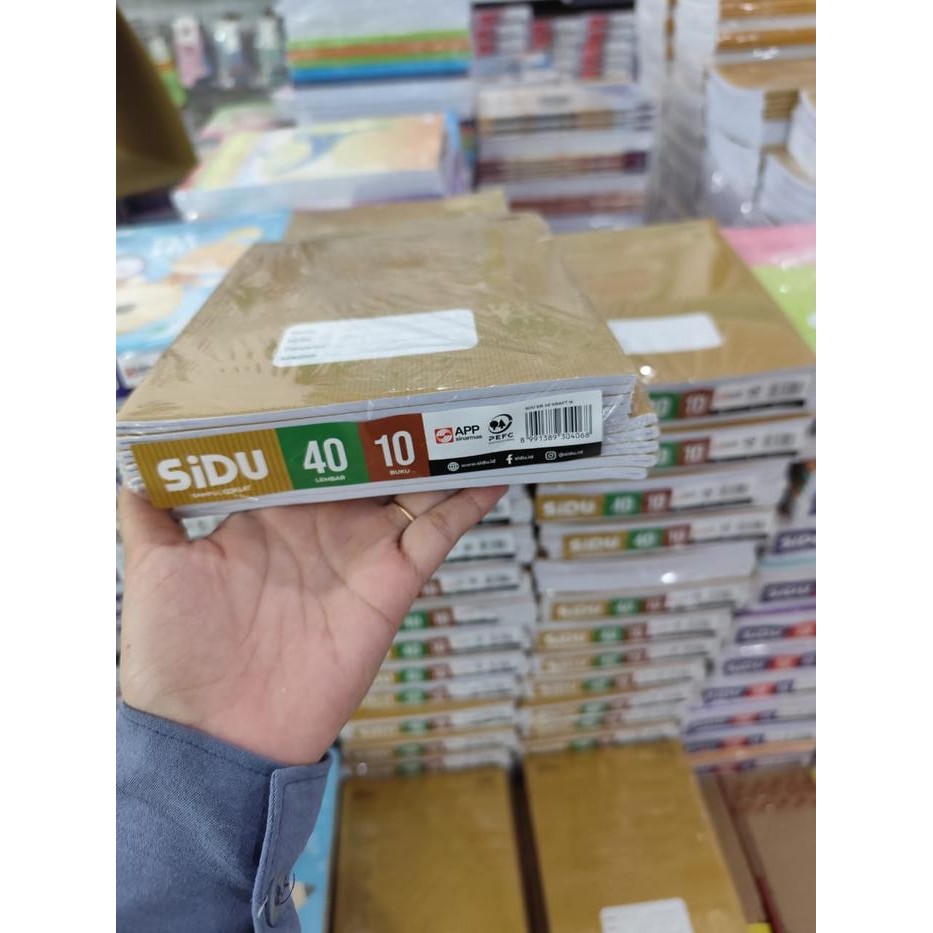 

New Buku Sidu Sampul Coklat isi 10 Pcs 40 Lembar