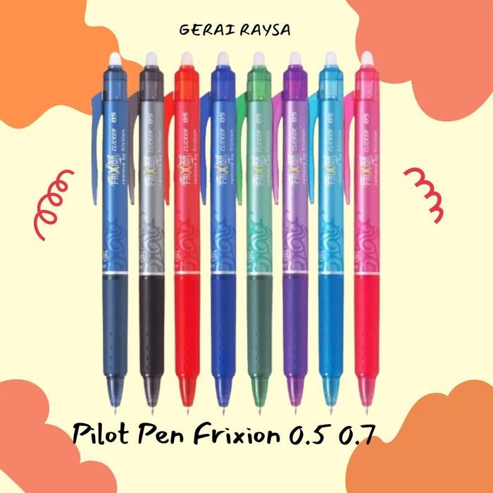 

New PILOT FRIXION 0.5 0.7