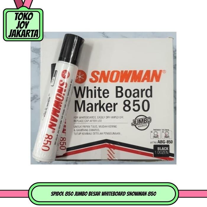 

New SPIDOL 850 JUMBO BESAR WHITEBOARD SNOWMAN 850