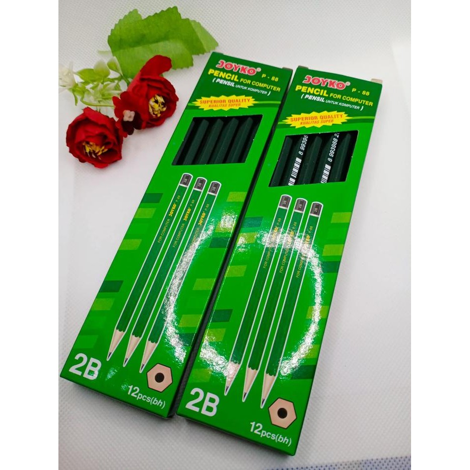 

New Pensil 2B Joyko isi 12 pcs Pensil Joyko 2B Original
