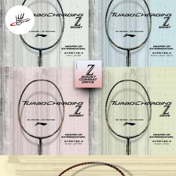 RAKET LINING TURBOCHARGING TURBO CHARGING TC Z BOOST DRIVE COMBAT ORI TERMURAH