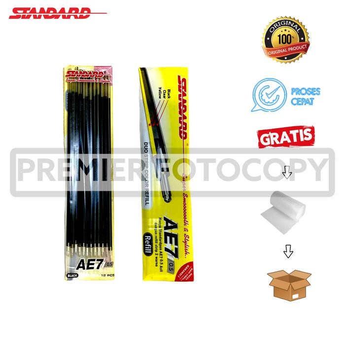 

New Standard - Refill Pulpen AE7 0.5 ( Isi 12 Pcs )